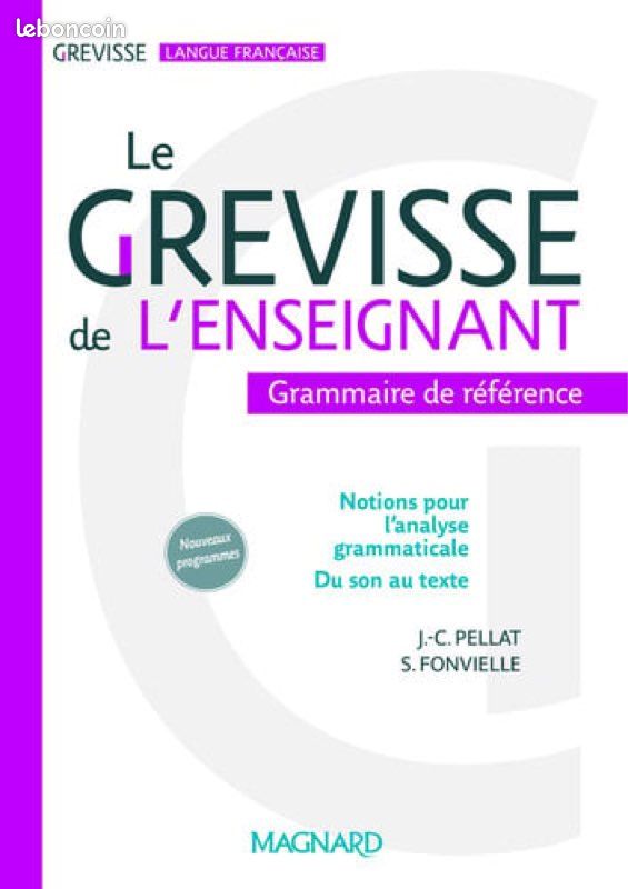 Livre le Grevisse de l’enseignant - grammaire de référence (image 1)