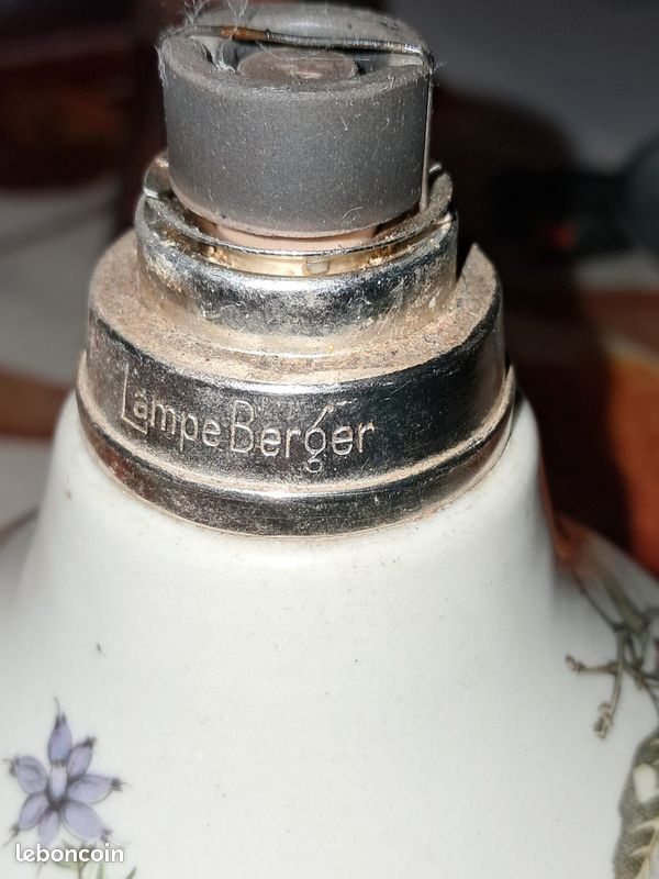 Lampe Berger Estampillée – 18 Cm, Très Bon État, Vintage