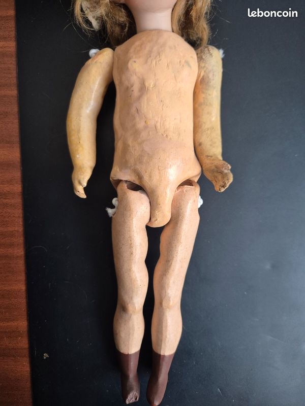 Albert MARQUE 43 CM 17 inch Poupée Ancienne Reproduction Antique doll