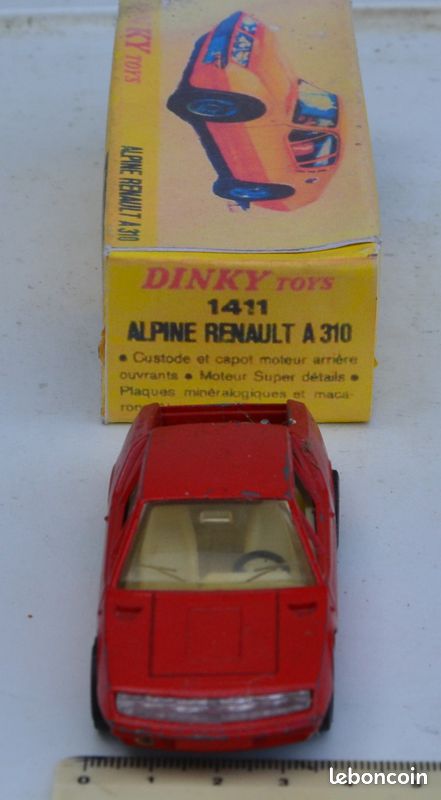Dinky Toys 1411 Alpine Renault A310 – Voiture Miniature Collection – Boîte D’origine – Fabrication Française