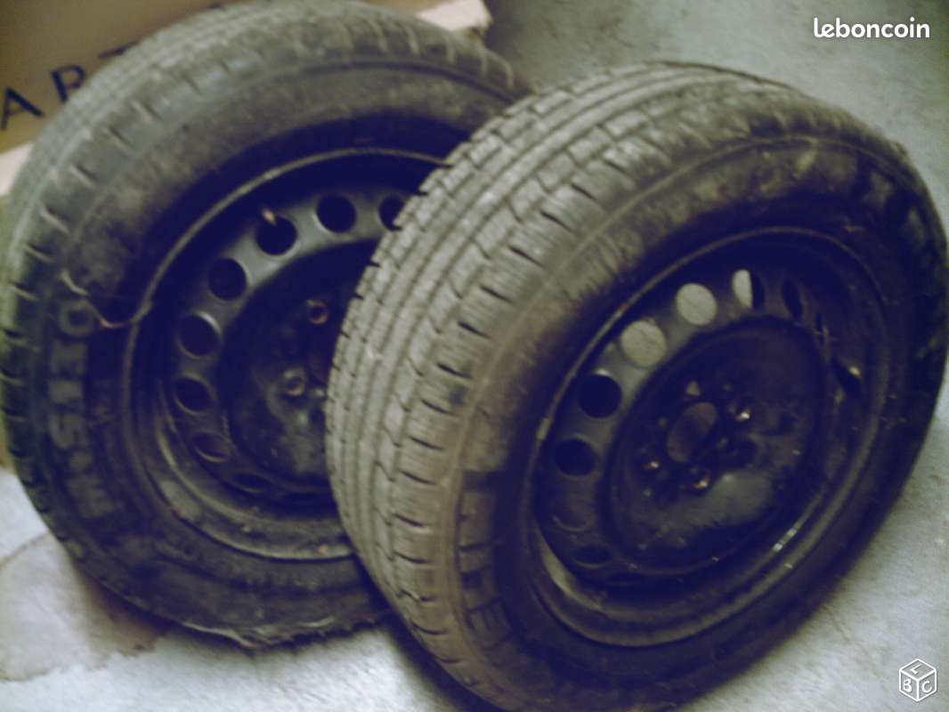Roues neige entraxe fiat 195x60x14 (image 3)
