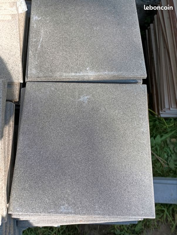 8m2 carrelage 20/20 intérieur/extérieur neuf gris clair moucheté 60 le lot. J'ai le même lot en gris foncé (image 2)