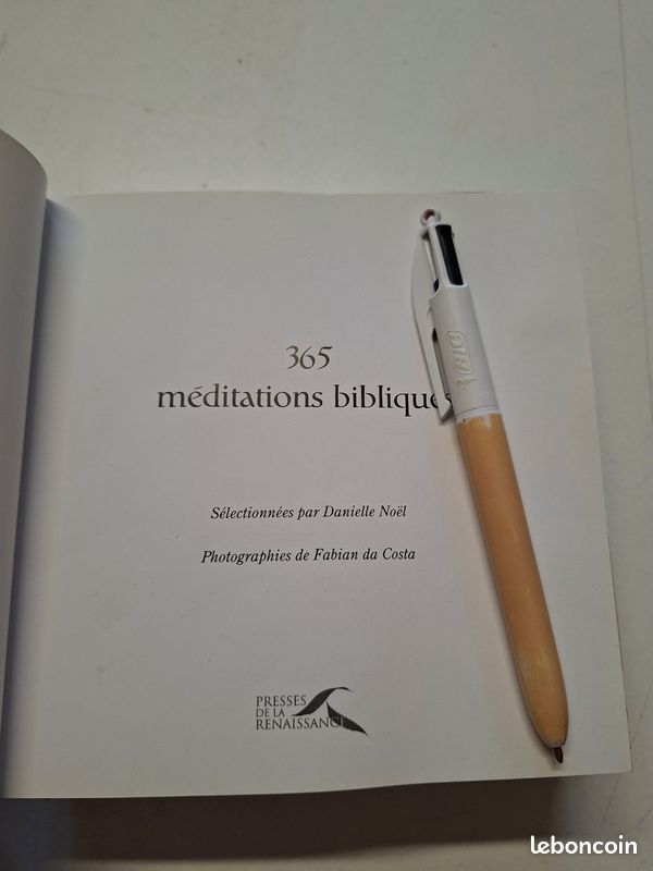C7: 365 Méditations bibliques Livre relié illustré Presse de la Renaissance (image 3)