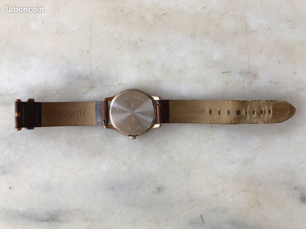 Montre MVMT Marron et Or (image 2)