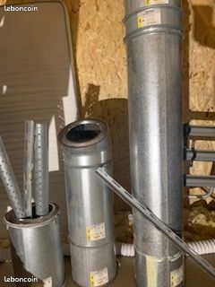Cheminée+tubage Inox paroi isolé POUJOULAT (image 4)