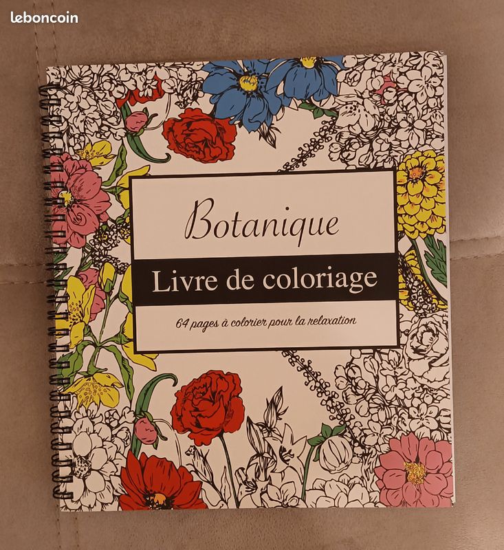 Livre de coloriage botanique (image 1)