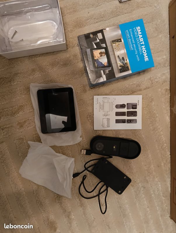 Caméra de sonnette connectée Smart Home – Neuve (image 1)