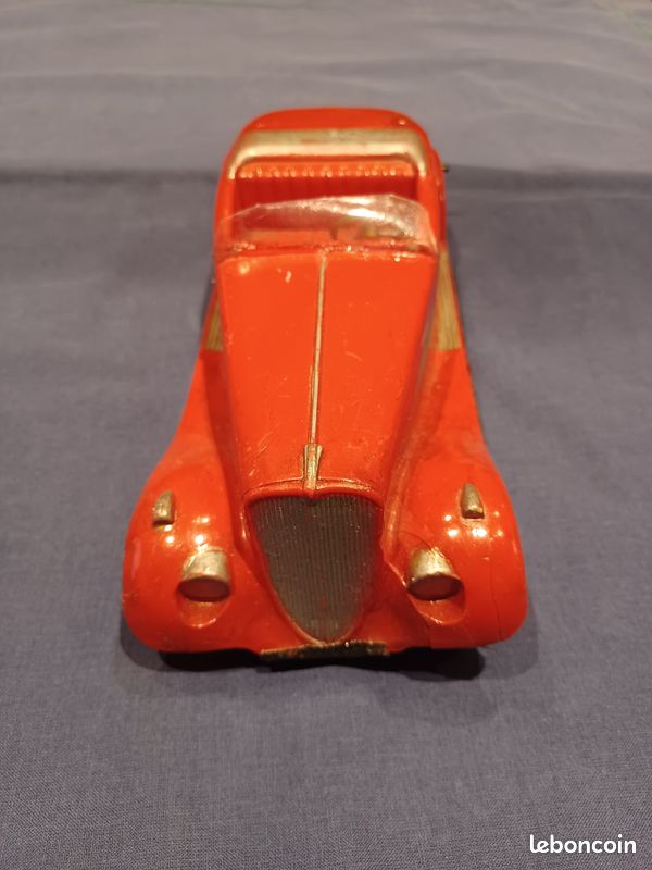 Jouet Ancien En Plastique 24cm - Cabriolet US Simca (échelle ~1/20), Oyonnax, Bel état