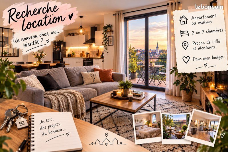 Appartement 4 pièces 70 m² · à Wattrelos · 70 m² · 800 €/mois