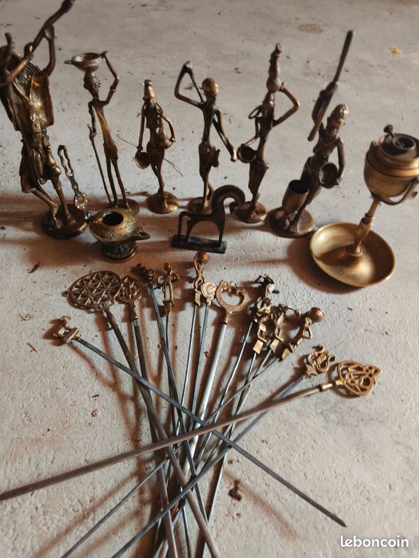 Collection pièce bronze laiton africaine (image 1)