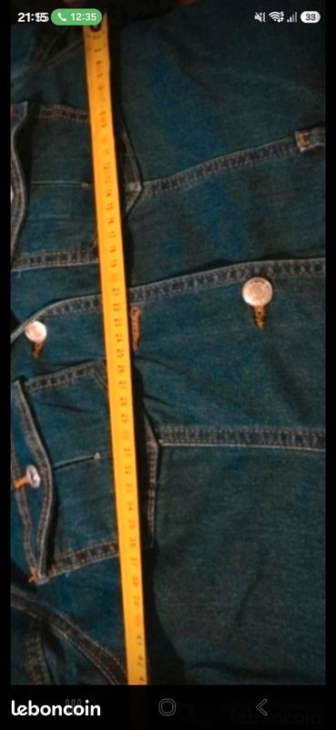 Robe veste femme jean bleu (image 4)