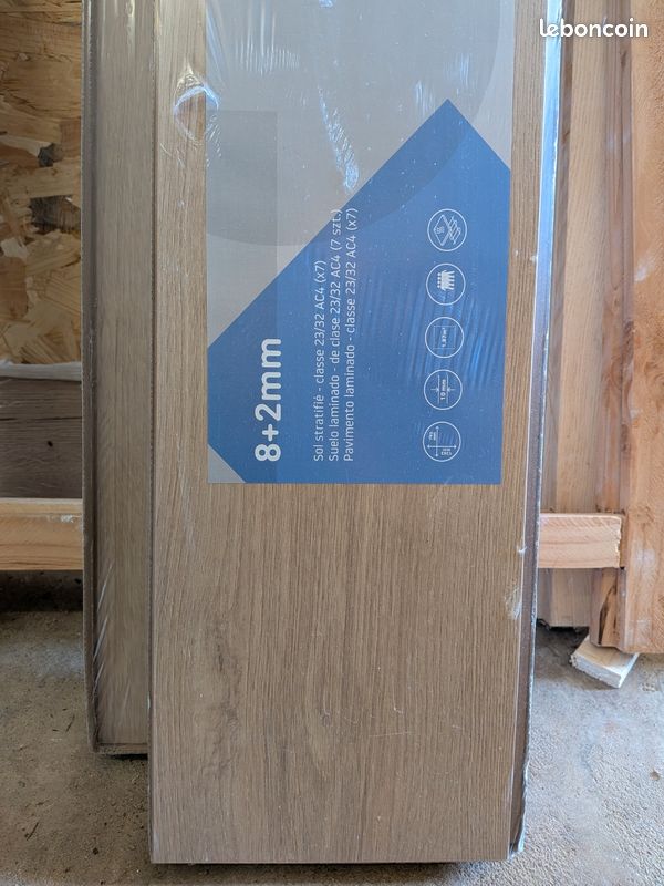 Sol stratifié Cooke & Lewis aspect bois naturel 3,2m2 (image 1)