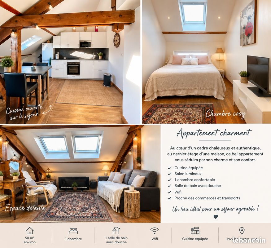 Appartement 2 pièces 38 m² · à Châlons-en-Champagne · 38 m² · 650 €/mois