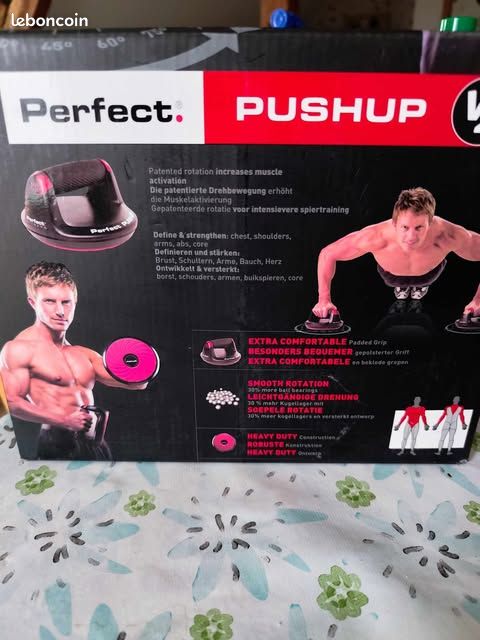 Poignées Rotatives Perfect Fitness Pour Pompes (push-up) - Modèle 10002 - Occasion Bon état