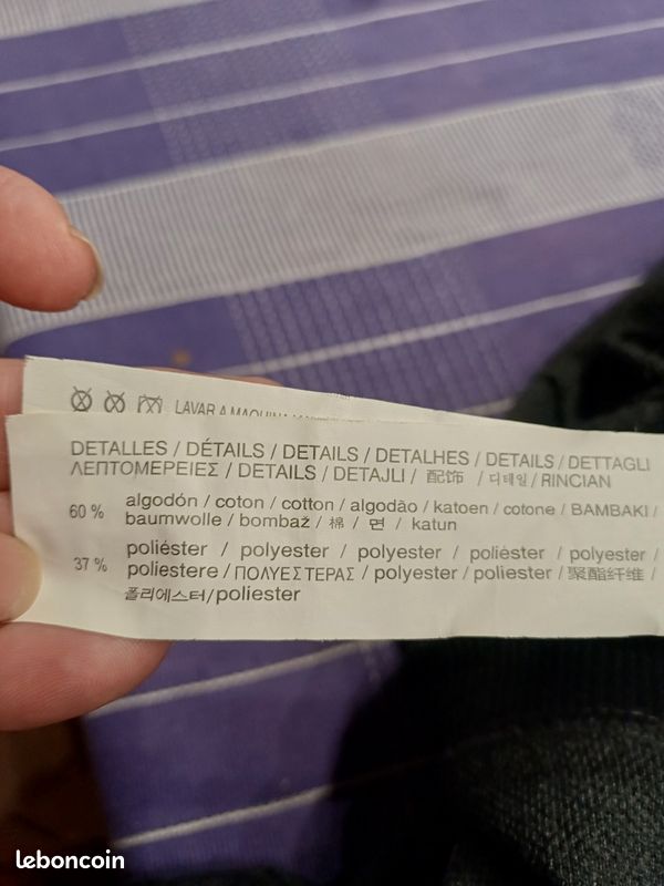 Jogging noir taille M marque Pull&Bear (image 9)