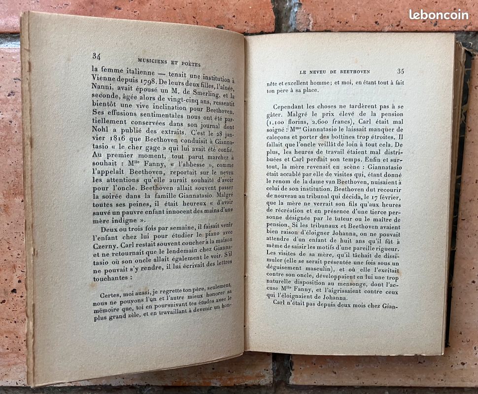 Musiciens et Poètes — Jean Chantavoine — Éditions Alcan 1912 — Livre ancien relié (image 4)