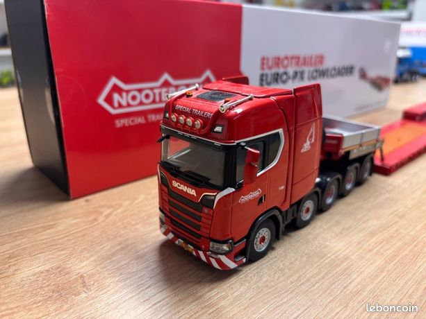 Horloge Miniature Camion DAF - 20x30 Cm, Collection Auto-horloge, Blanc