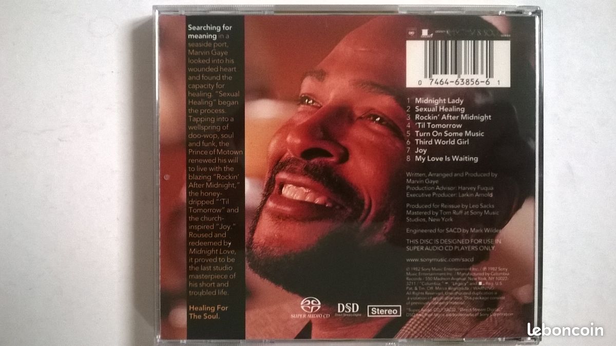SACD Marvin GAYE - Midnight love ( Pure SACD ) - CD - Musique