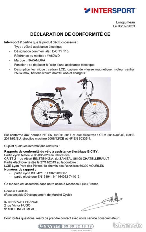 Machecoul VÃ©lo Ã©lectrique Prix Usine Vélo Electrique Direct