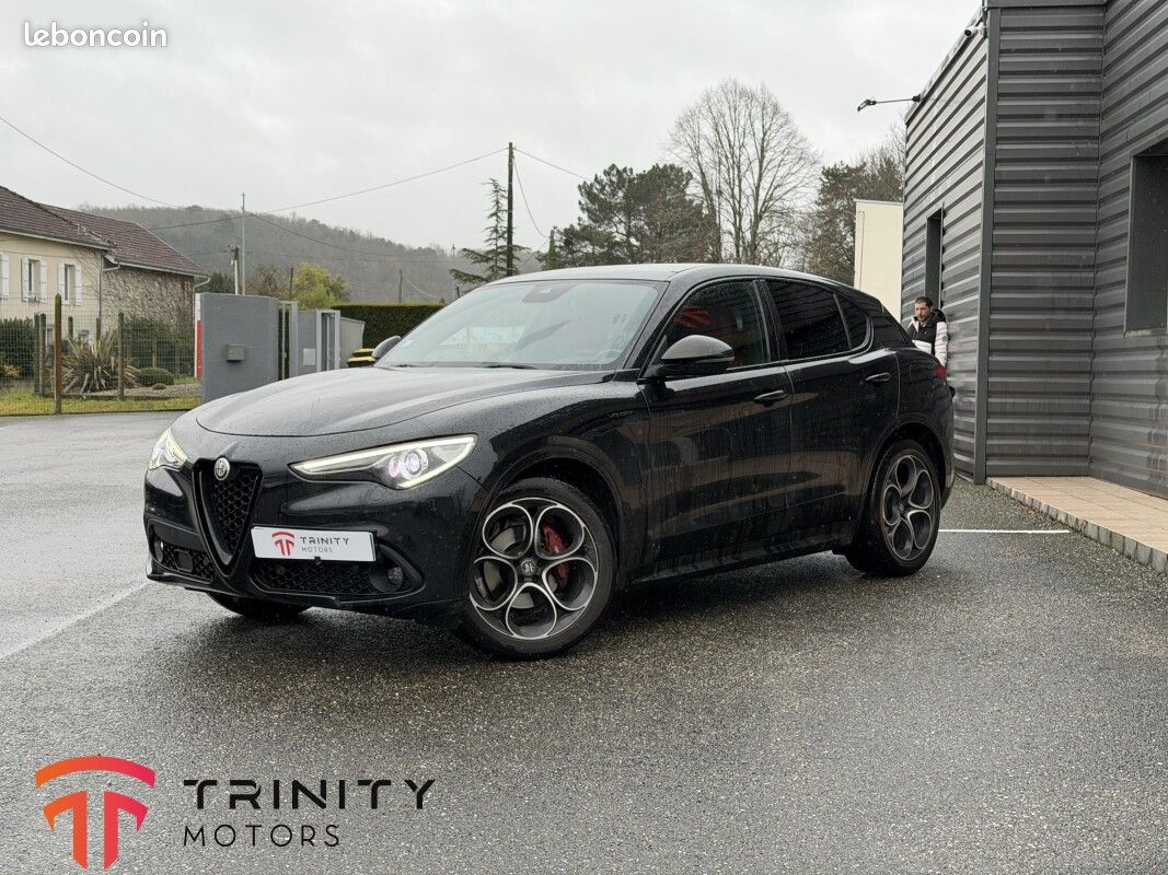 Alfa Romeo Stelvio 2.2 JTD 210CH 4X4 Q4 VELOCE + SUIVI COMPLET + TOIT OUVRANT + GARANTIE (image 3)