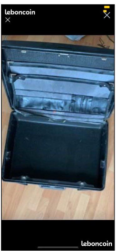 Valise Delsey noire pour outils avec code sécurité (image 2)