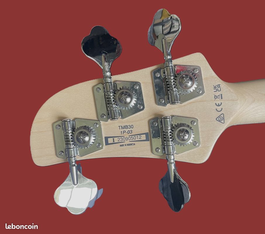 Basse électrique Ibanez TMB30-IV Ivoire manche short scale (image 7)
