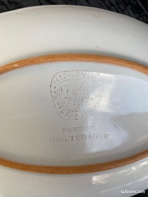 Lot 1 assiette en faïence de Moustier, atelier Serrailler et 1 vide poche en faïence Nidervillery décors fait main (image 2)