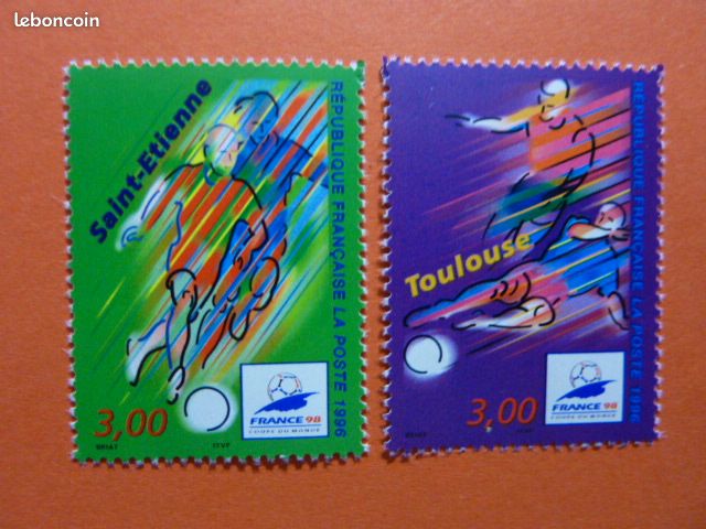 STOCK TIMBRES DE FRANCE DE 1992 À 1996, EN BLOC DE 6 NEUFS** FACIALE DE 3542 Ffr