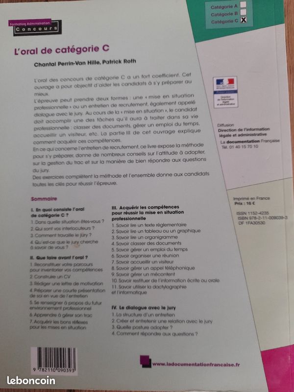 Concours L'oral des catégories C (image 3)