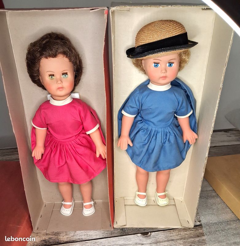 Poupée Raynal Vintage 50 Cm Fille - Fabriquée En France - Très Bon état