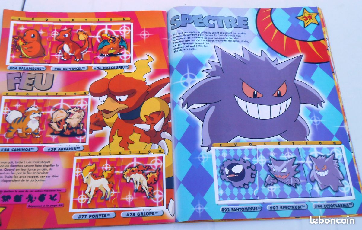 Livre sticker Album Merlin Pokemon Attrapez Les Tous (vic)1 (image 4)