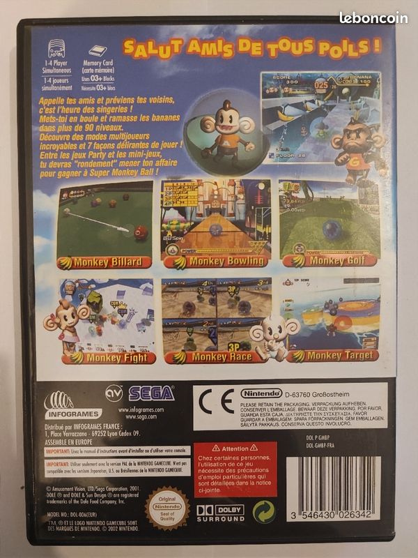 Super Monkey Ball Complet - Nintendo GameCube (image 2)
