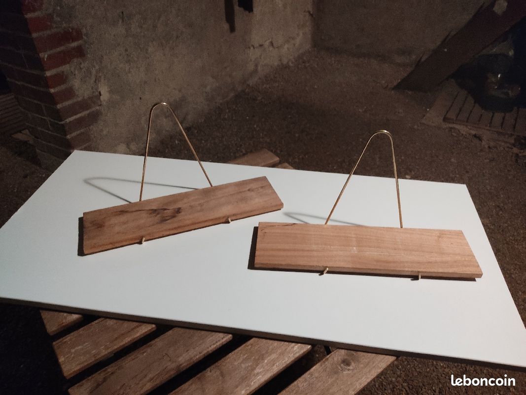 Petites étagères métal et bois (image 3)