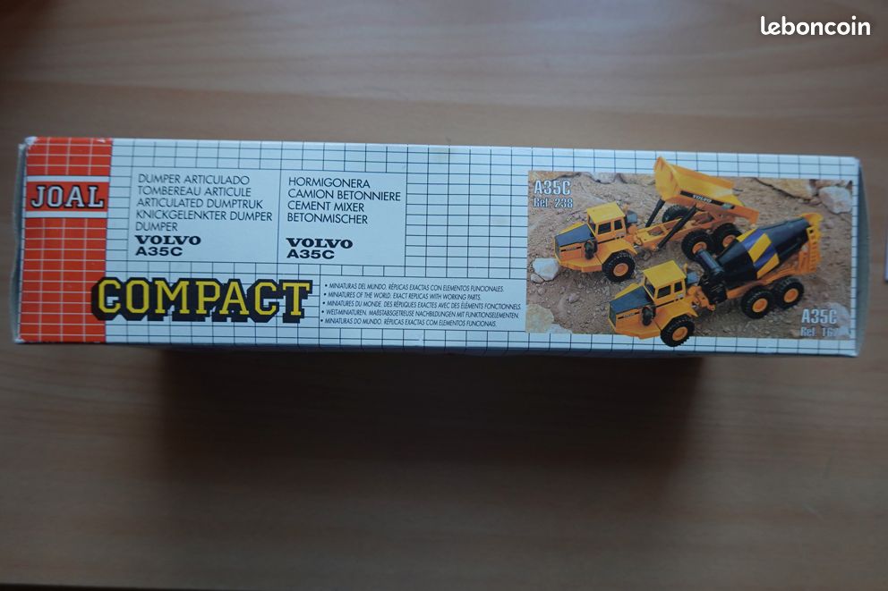CAMION TOUPIE BETONNIÈRE Volvo FH12-420 Joal Compact 1:50 en Boîte EUR