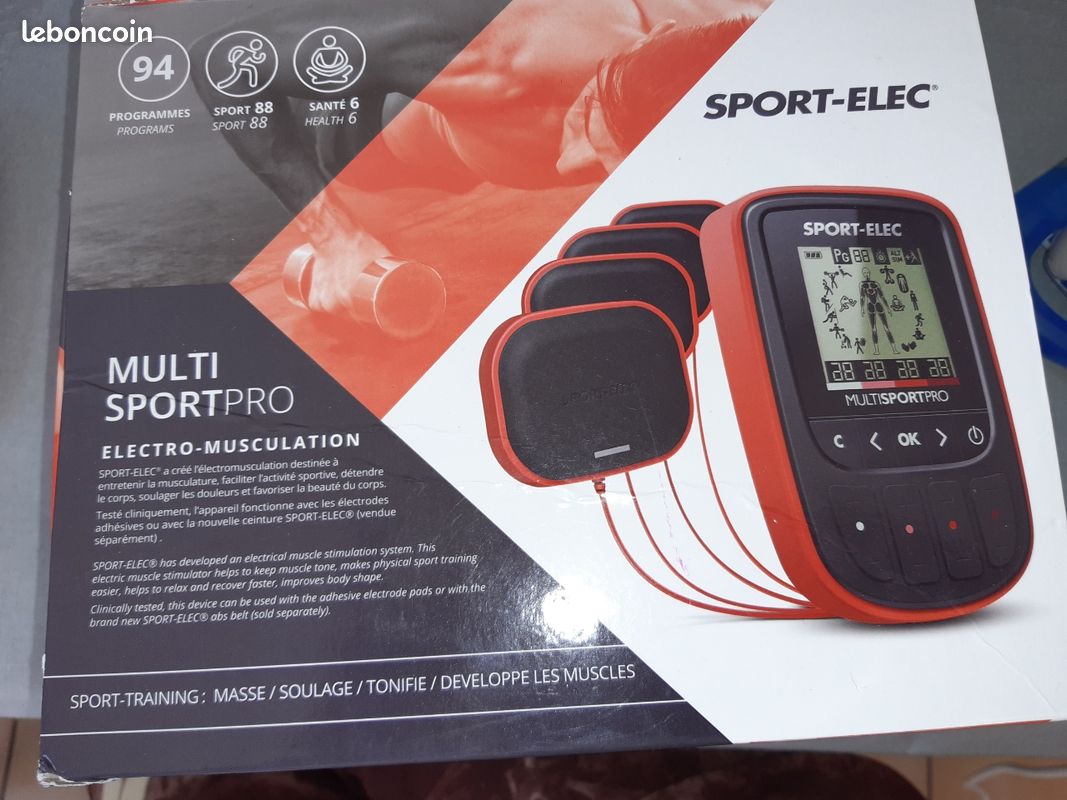 Chargeur Secteur 9V De Remplacement Pour électrostimulateur Sport-Elec Multisport, Multisport Pro (avant 2016), Sport Pro - Câble 90 Cm, Prise Française