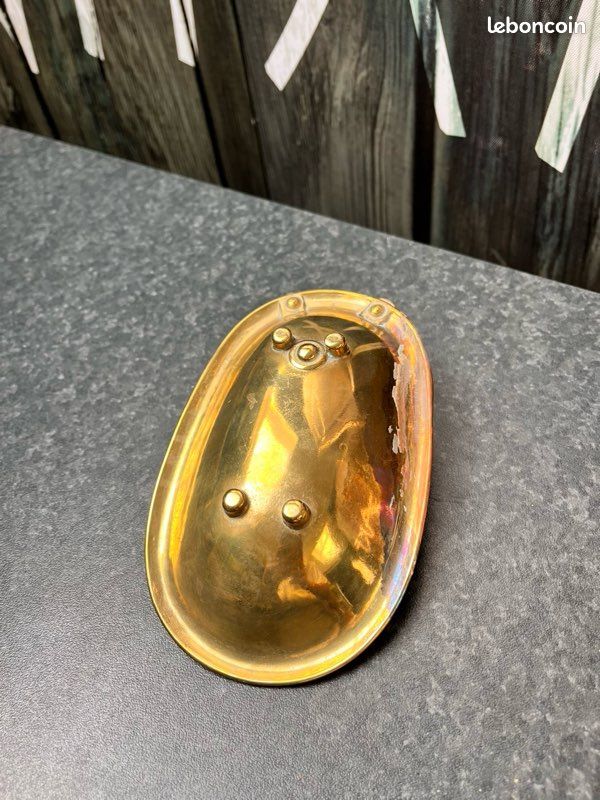 Objet de décoration vintage - Petite baignoire en laiton (vide-poches) (image 2)