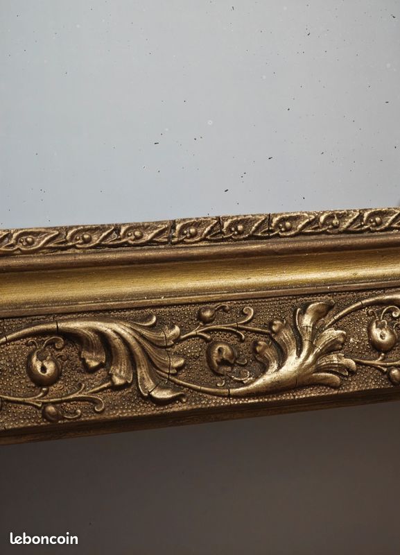 Miroir dorée Louis Philippe 114 x 77 cm - Livraison possible (image 16)