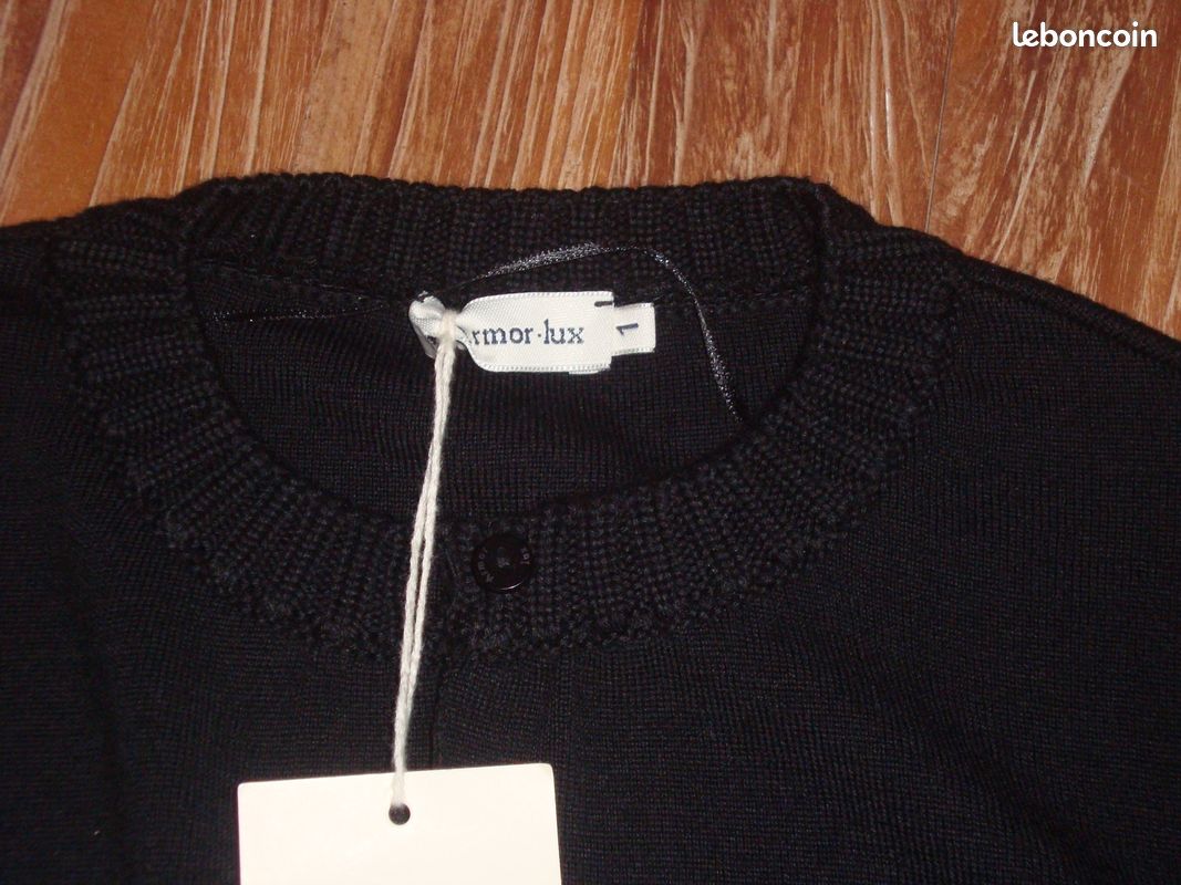 Cardigan col rond - laine et acrylique (image 2)