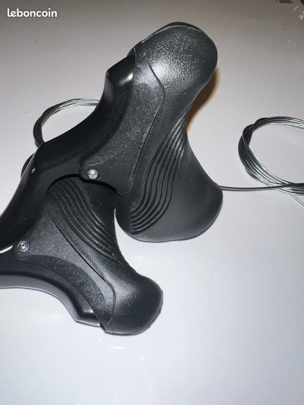 Paire Leviers Frein NEWTON CONFORT Alu Argent Pour VTT/VTC - Fabrication France