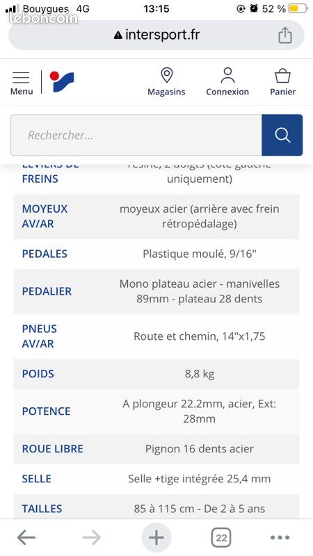 Vélo enfant neuf (image 3)