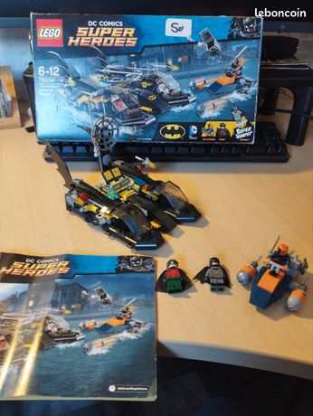 Lego 76034 bateau harbour poursuit Batman robin super heroes