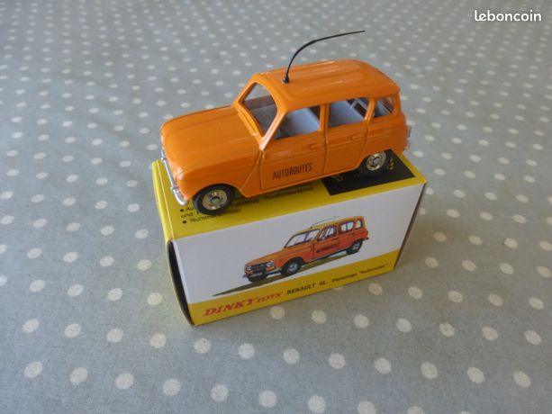 DINKY TOYS 518A Renault 4L Dépannage autoroutes orange ATLAS neuf 