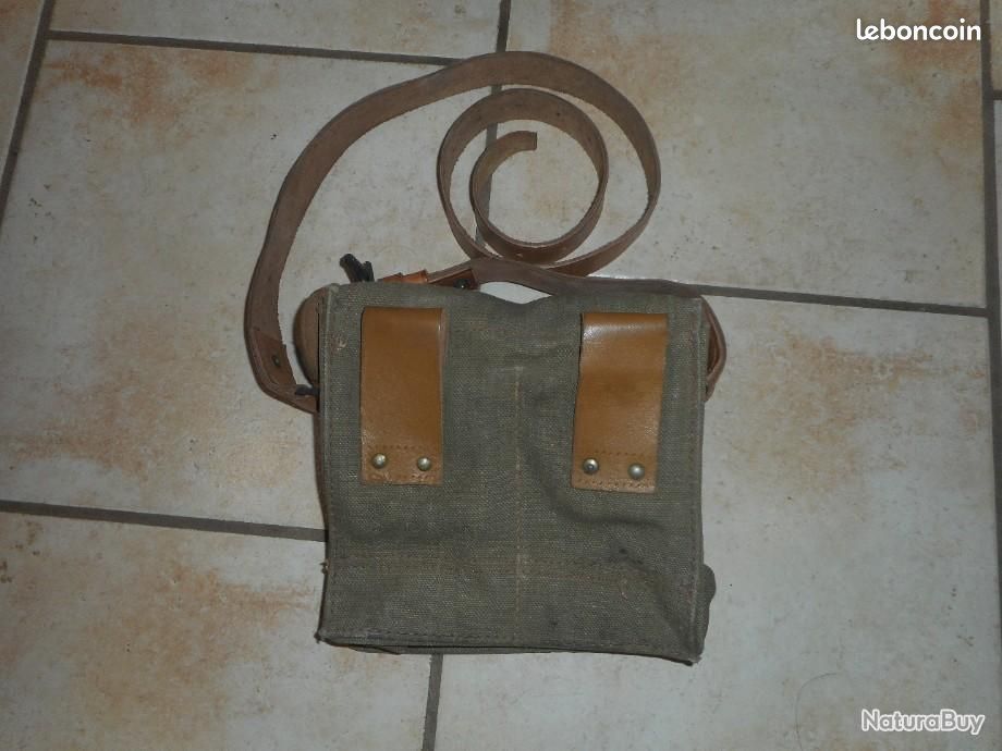 Militaria porte chargeur FM 24 29 1er type après guerre daté 1952 (image 2)
