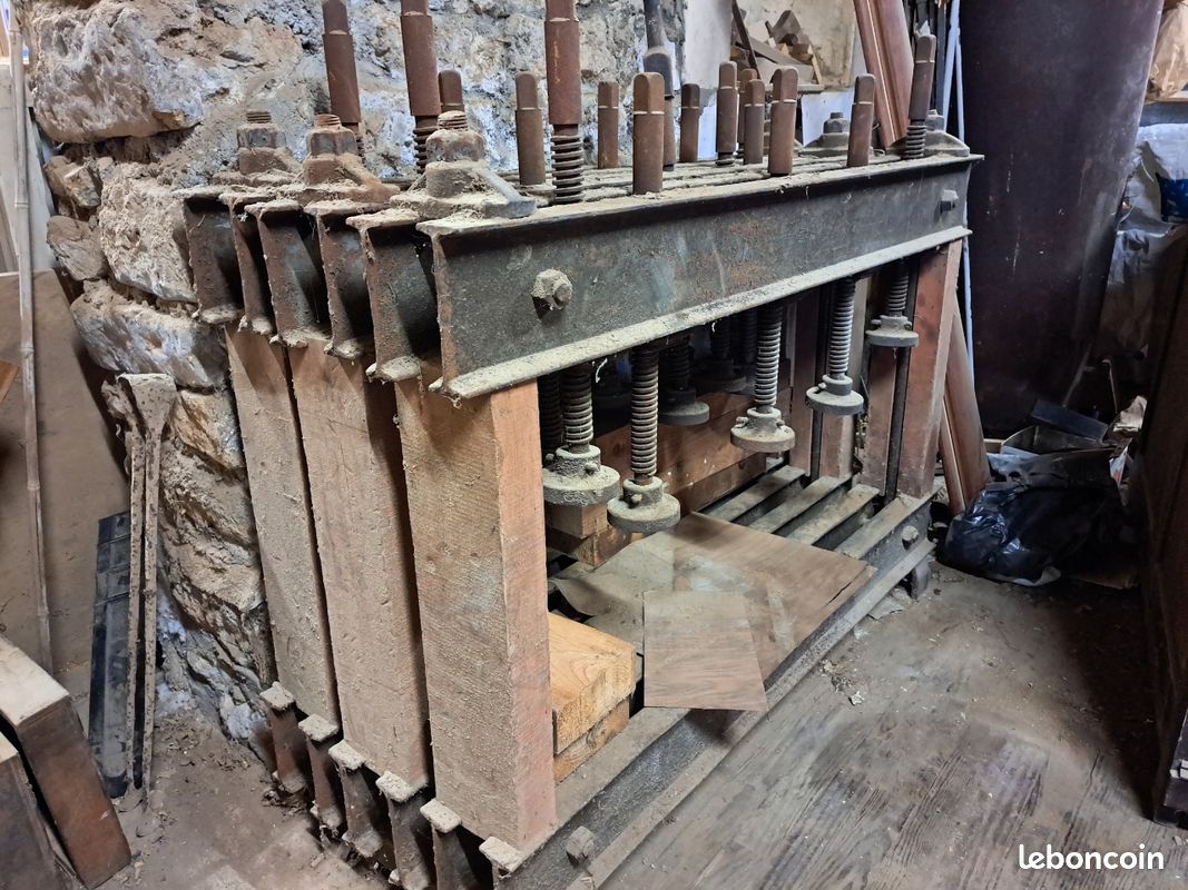 Presse à plaquer manuelle (Ébénisterie) (image 3)