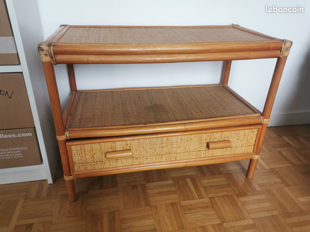 Console rotin bambou (image 1)