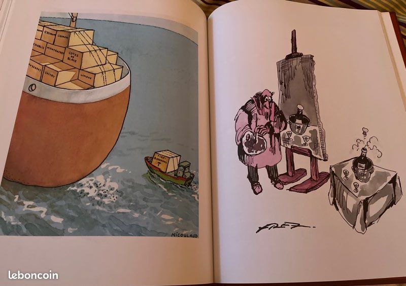 Beau livre dessins et caricatures LE VIN / Livre neuf Éditions Glenat (image 8)