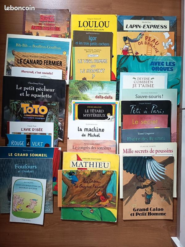 Gros lot 30 livres de l'école des loisirs (image 1)