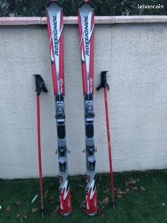 Ski rossignol rouge adulte (image 1)