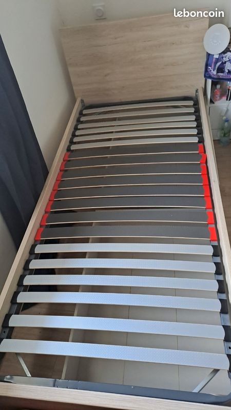 Lit (matelat inclus) avec rangement (image 2)
