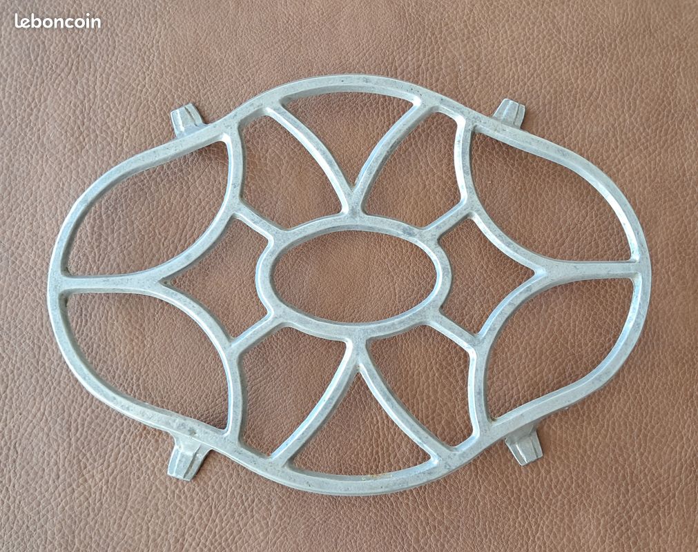 Dessous de plat en bois de cerf d'aluminium pour marmite antidérapante Support d